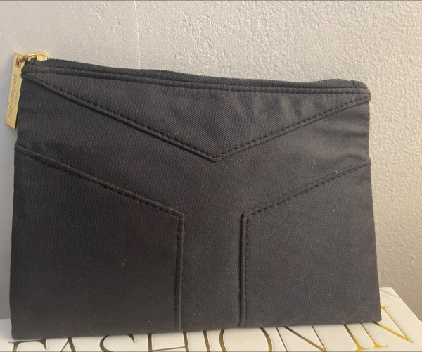 Yves Saint Laurent (YSL) Parfums Cosmetic Bag / Clutch – Black